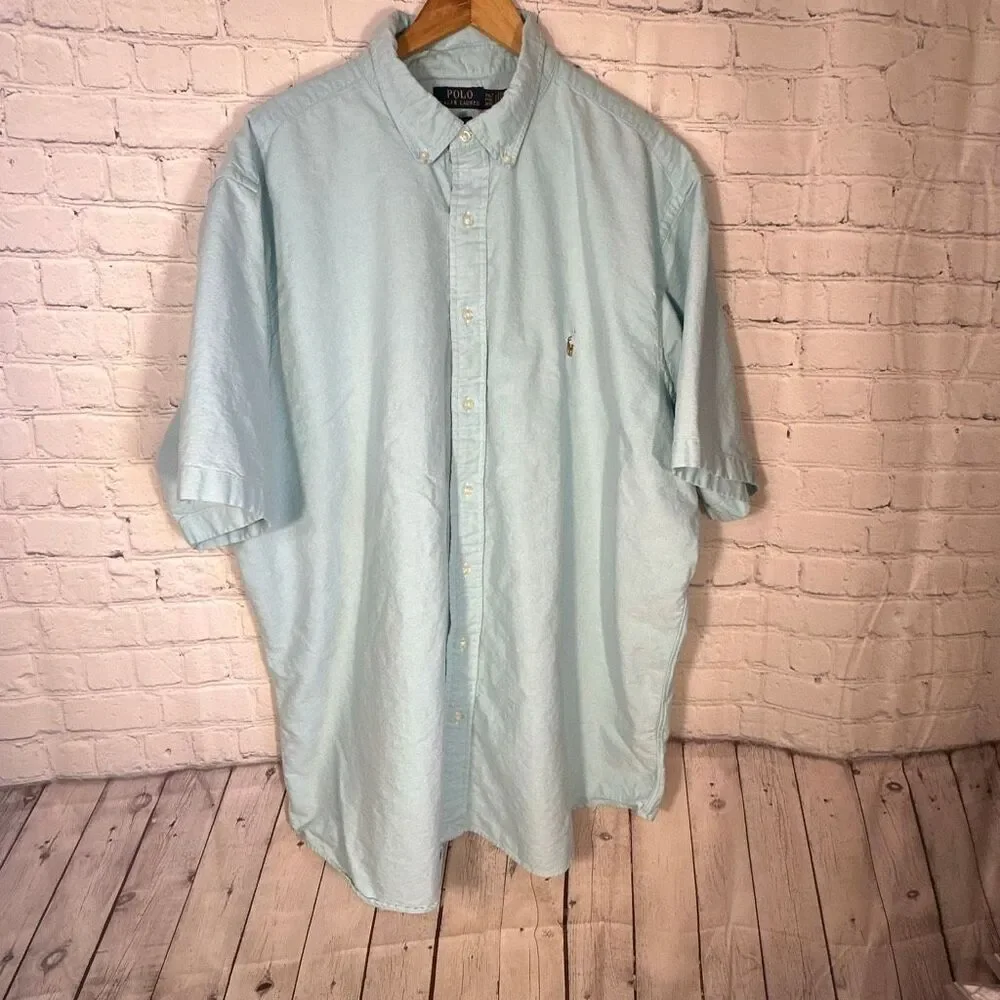 Polo Ralph Lauren Shirt Mens XXXL Classic Fit‎ Color Flesh Pony  Short Sleeve